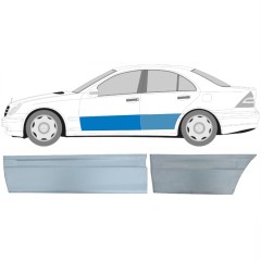 Reperaturka drzwi przednich + tylnych do Mercedes C-Class W203 2000-2007 / Lewa / Zestaw 10674