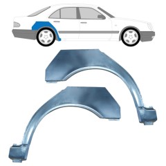 Reperaturka błotnika tylnego do Mercedes E-Class W210 1995-2003 / Lewa+Prawa / Zestaw 9456