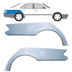 Reperaturka błotnika tylnego do Mercedes E-Class W210 1995-2003 / Lewa+Prawa / Zestaw 9455