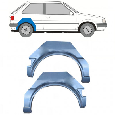 Reperaturka błotnika tylnego do Nissan Micra 1982-1992 / Lewa+Prawa / Zestaw 9897