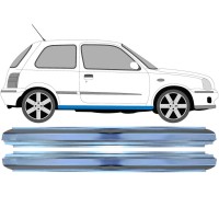 Reperaturka progu do Nissan Micra K11 1992-2003 / Lewa+Prawa / Zestaw 16148