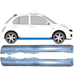 Pełny próg do Nissan Micra K12 2002-2010 / Lewa+Prawa / Zestaw 9628
