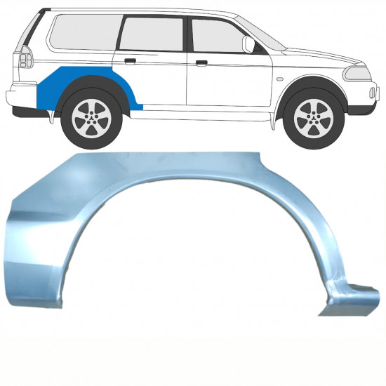 MITSUBISHI PAJERO SPORT 1996-2008 REPERATURKA BŁOTNIKA TYLNEGO / PRAWA STRONA