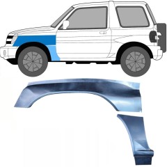 Reperaturka błotnika przedniego do Mitsubishi Pajero Pinin 1998-2007 / Lewa / Zestaw 10056