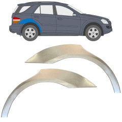 Reperaturka błotnika tylnego do Mercedes-Benz M-Class ML W164 2005-2011 / Lewa+Prawa / Zestaw 14931