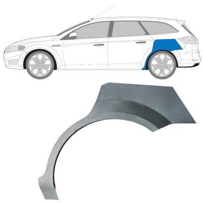Reperaturka błotnika tylnego do Ford Mondeo 2007-2010 / Lewa / COMBI / SEDAN 16848