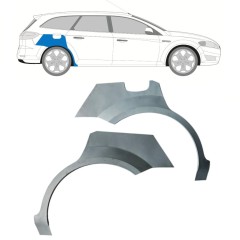 Reperaturka błotnika tylnego do Ford Mondeo 2007-2010 / Lewa+Prawa / COMBI / SEDAN / Zestaw 16849