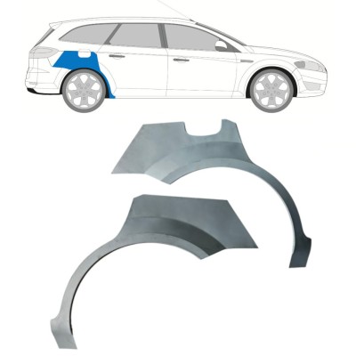 Reperaturka błotnika tylnego do Ford Mondeo 2007-2010 / Lewa+Prawa / COMBI / SEDAN / Zestaw 16849