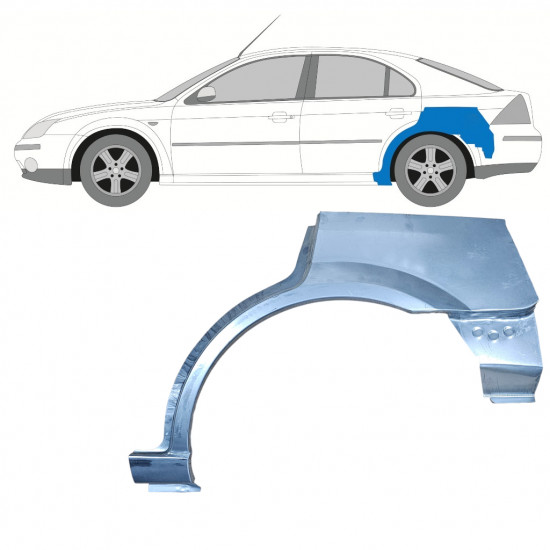 Reperaturka błotnika tylnego do Ford Mondeo 2000-2007 / Lewa 11035