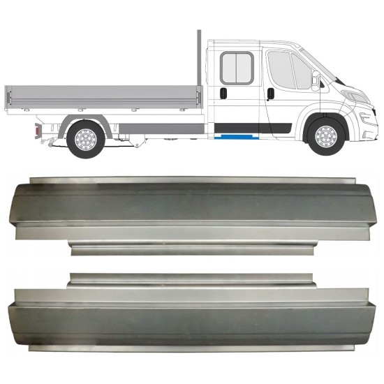 Reperaturka progu tylna do Opel Movano 2021-2026 / Lewa+Prawa 16424