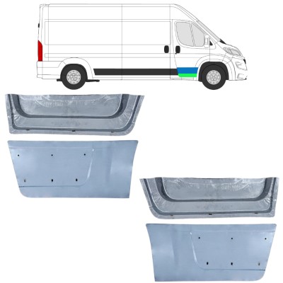 Reperaturka drzwi przednich wewnętrzna + zewnętrzna do Opel Movano 2021-2026 16480