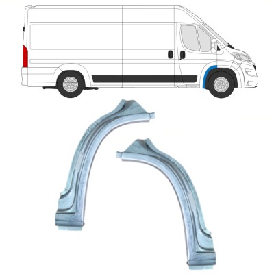 Reperaturka nadkola przedniego do Opel Movano 2021-2026 / Lewa+Prawa 16400