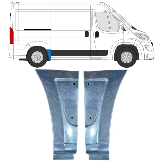 Reperaturka błotnika tylnego do Opel Movano 2021-2026 / Lewa+Prawa 16499