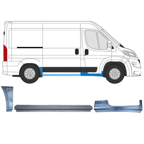 Zestaw reperaturek do Opel Movano 2021-2026 / Prawa 16533