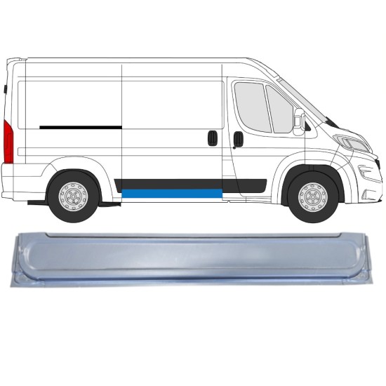 Reperaturka drzwi przesuwnych wewnętrzna do Opel Movano 2021-2026 / Prawa 16404