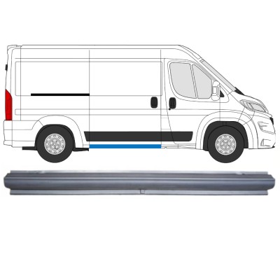 Pełny próg drzwi przesuwnych do Opel Movano 2021-2026 / Prawa 16459