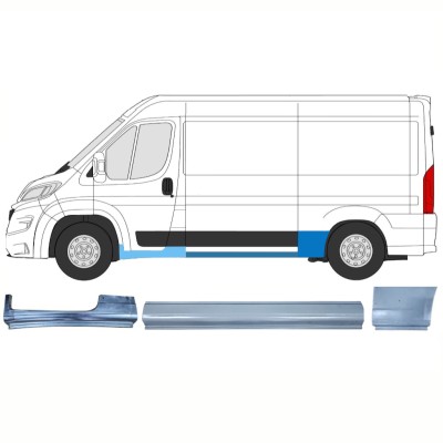 Zestaw reperaturek do Opel Movano 2021-2026 / Lewa / 16527