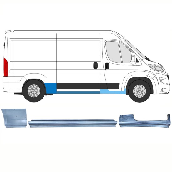 Zestaw reperaturek do Opel Movano 2021-2026 / Prawa / 16526