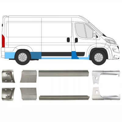 Zestaw reperaturek do Opel Movano 2021-2026 / Lewa+Prawa 16444