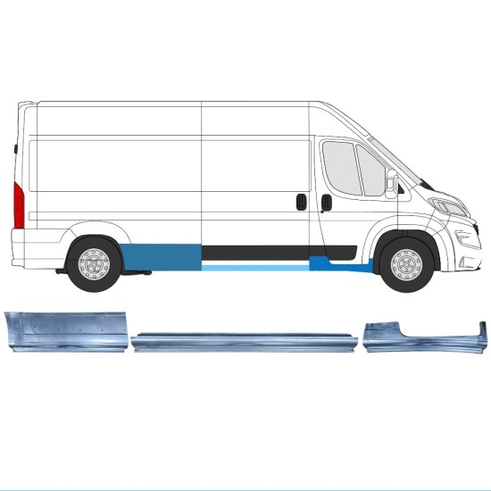 Zestaw reperaturek do Opel Movano 2021-2026 / Prawa / 16524