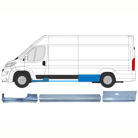 Zestaw reperaturek do Opel Movano 2021-2026 / Lewa 16523