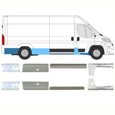 Zestaw reperaturek do Opel Movano 2021-2026 / Lewa+Prawa / 16446