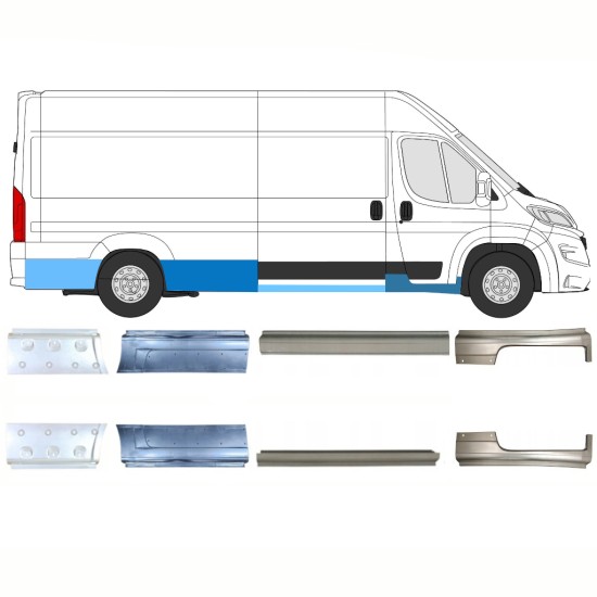 Zestaw reperaturek do Opel Movano 2021-2026 / Lewa+Prawa 16465