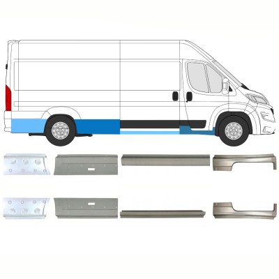 Zestaw reperaturek do Opel Movano 2021-2026 / Lewa+Prawa 16470