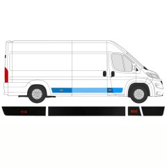 Zestaw listew do Opel Movano 2021-2026 / Prawa / 14422
