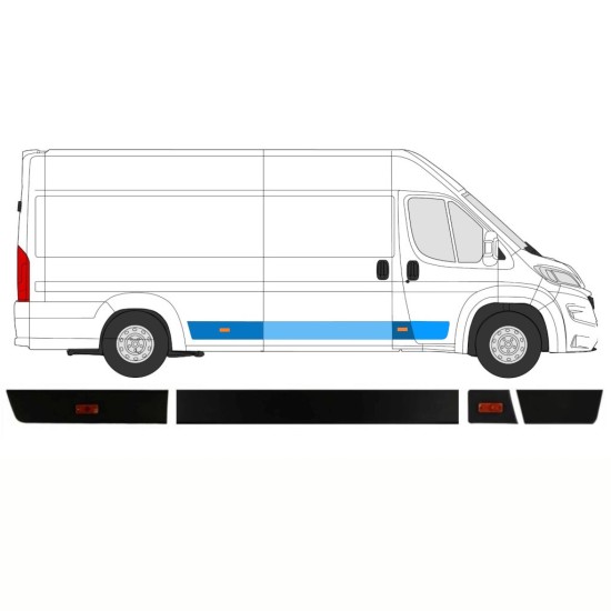 Zestaw listew do Opel Movano 2021-2026 / Prawa / 14422