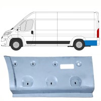 Reperaturka błotnika tylnego do Opel Movano 2021-2026 / Lewa 16494