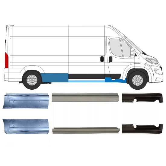Zestaw reperaturek do Opel Movano 2021-2026 / Lewa+Prawa 16464