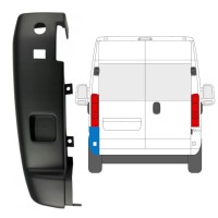 Narożnik zderzaka tylnego 180 stopni do Opel Movano 2021-2026 / Lewa 15801