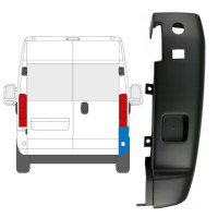 Narożnik zderzaka tylnego 180 stopni do Opel Movano 2021-2026 / Prawa 15799