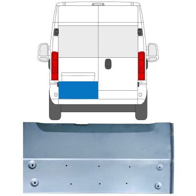 Reperaturka drzwi tylnych do Opel Movano 2021-2026 / Lewa 16515