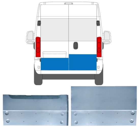 Reperaturka drzwi tylnych do Opel Movano 2021-2026 / Lewa+Prawa 16516