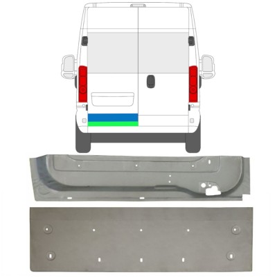 Reperaturka drzwi tylnych do Opel Movano 2021-2026 / Prawa / Zestaw 16518