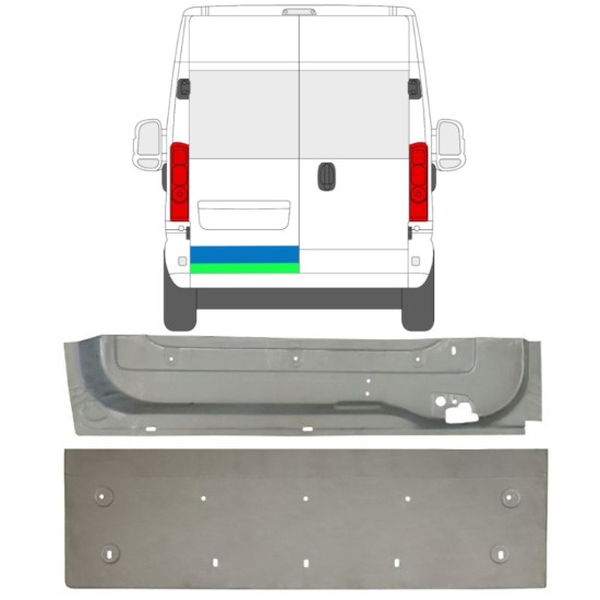 Reperaturka drzwi tylnych do Opel Movano 2021-2026 / Prawa / Zestaw 16518