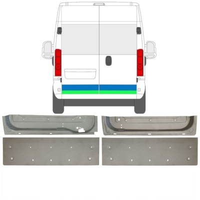 Reperaturka drzwi tylnych do Opel Movano 2021-2026 16519