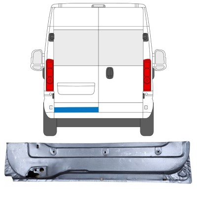 Reperaturka drzwi tylnych do Opel Movano 2021-2026 / Lewa 16505