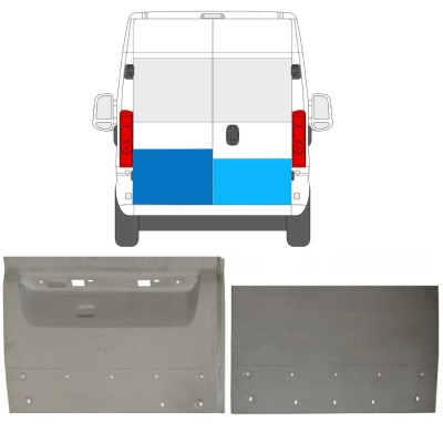 Reperaturka drzwi tylnych do Opel Movano 2021-2023 / Lewa+Prawa / Zestaw 16727