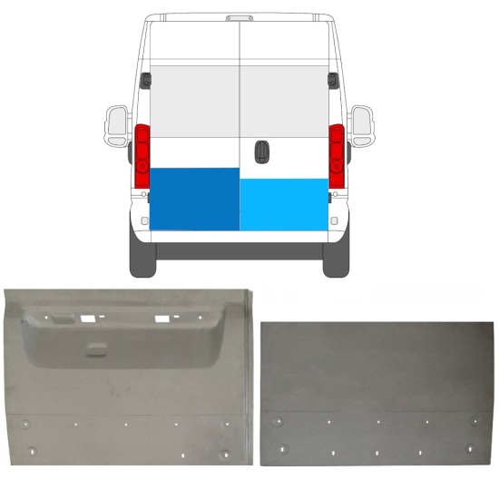 Reperaturka drzwi tylnych do Opel Movano 2021-2023 / Lewa+Prawa / Zestaw 16727