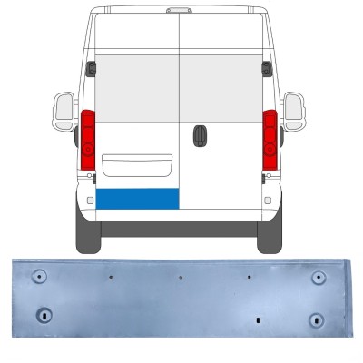 Reperaturka drzwi tylnych do Opel Movano 2021-2026 / Lewa 16513