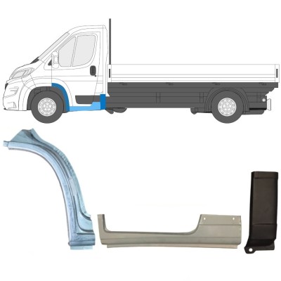 Zestaw reperaturek do Opel Movano 2021-2026 / Lewa 17007