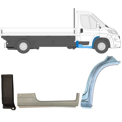 Zestaw reperaturek do Opel Movano 2021-2026 / Prawa 17006