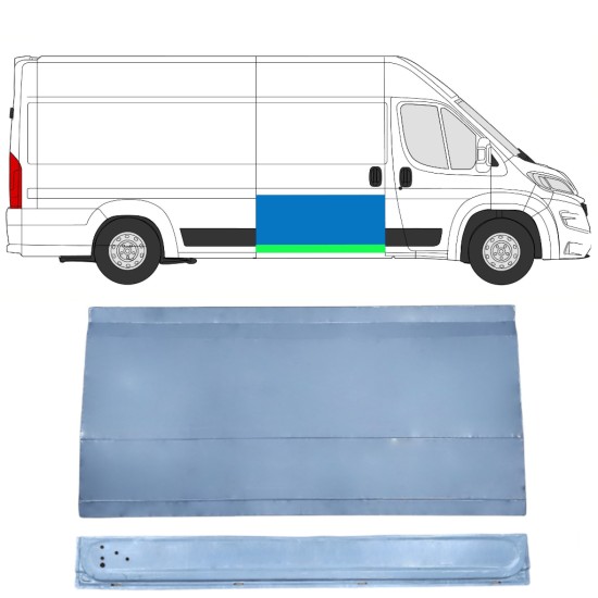 Reperaturka drzwi przesuwnych wewnętrzna + zewnętrzna do Opel Movano 2021-2026 / Prawa 16403
