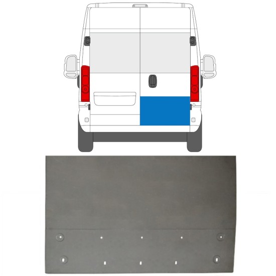 Reperaturka drzwi tylnych