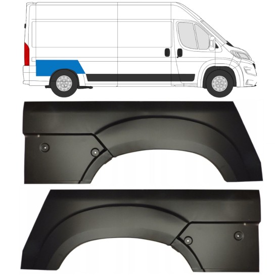 Reperaturka błotnika tylnego do Opel Movano 2021-2026 / Lewa+Prawa 16443