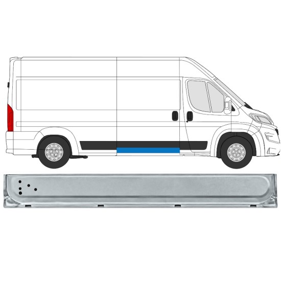 Reperaturka drzwi przesuwnych wewnętrzna do Opel Movano 2021-2026 / Prawa 17045