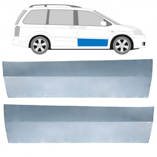 Reperaturka drzwi przednich do Mazda MPV 1999-2006 / Lewa+Prawa / Zestaw 9433